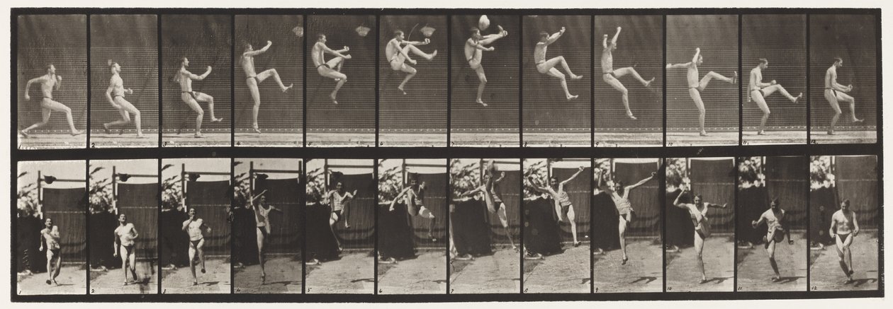 Running, Hitch and Kick by Eadweard Muybridge
