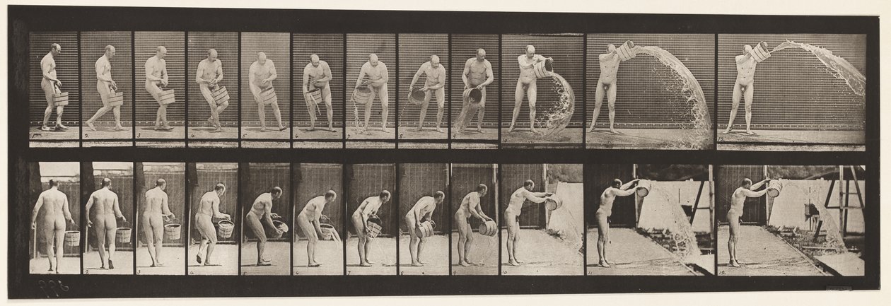 Emptying Bucket of Water by Eadweard Muybridge