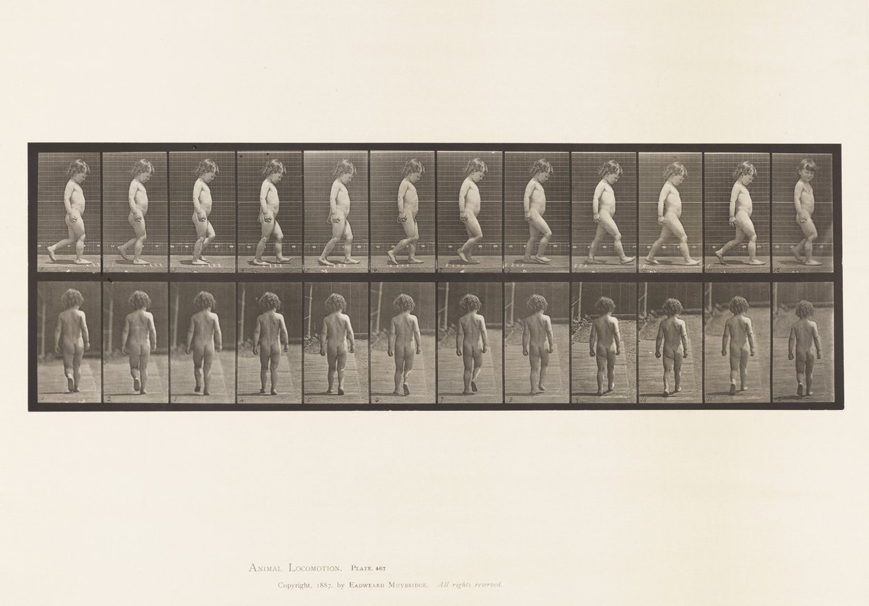 Child, Walking by Eadweard Muybridge