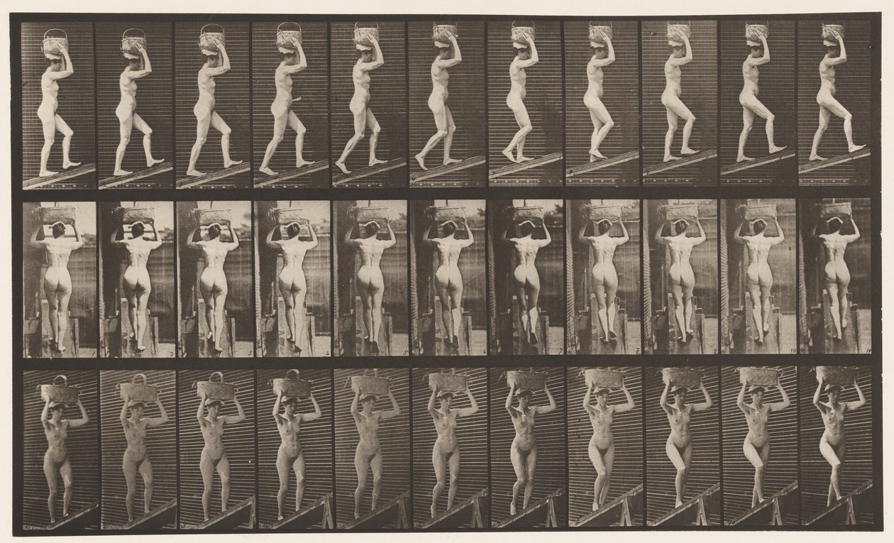 Plate 80. Ascending Incline by Eadweard Muybridge
