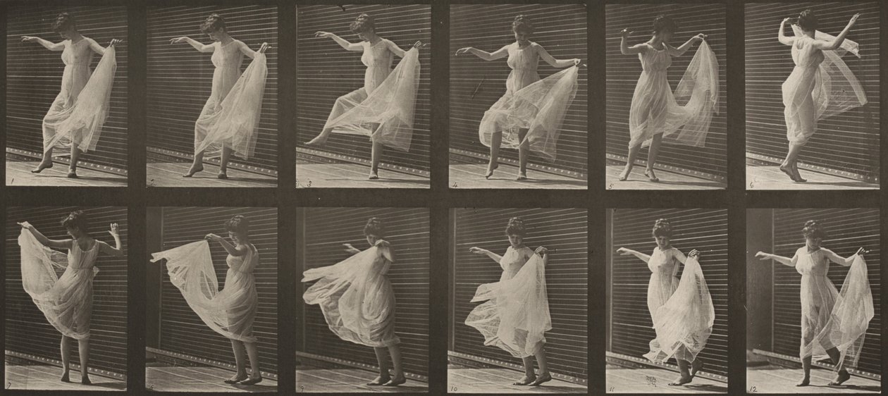 Plate Number 189. Dancing (Fancy) by Eadweard Muybridge