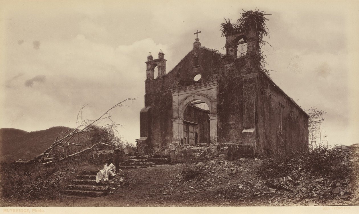 Ruins of the Church of San Miguel, Panama by Eadweard Muybridge