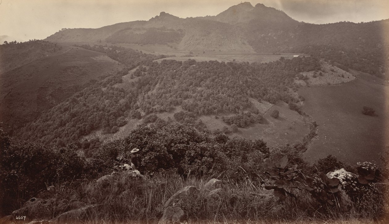 Santa María Volcano, Quetzaltenango, Guatemala by Eadweard Muybridge