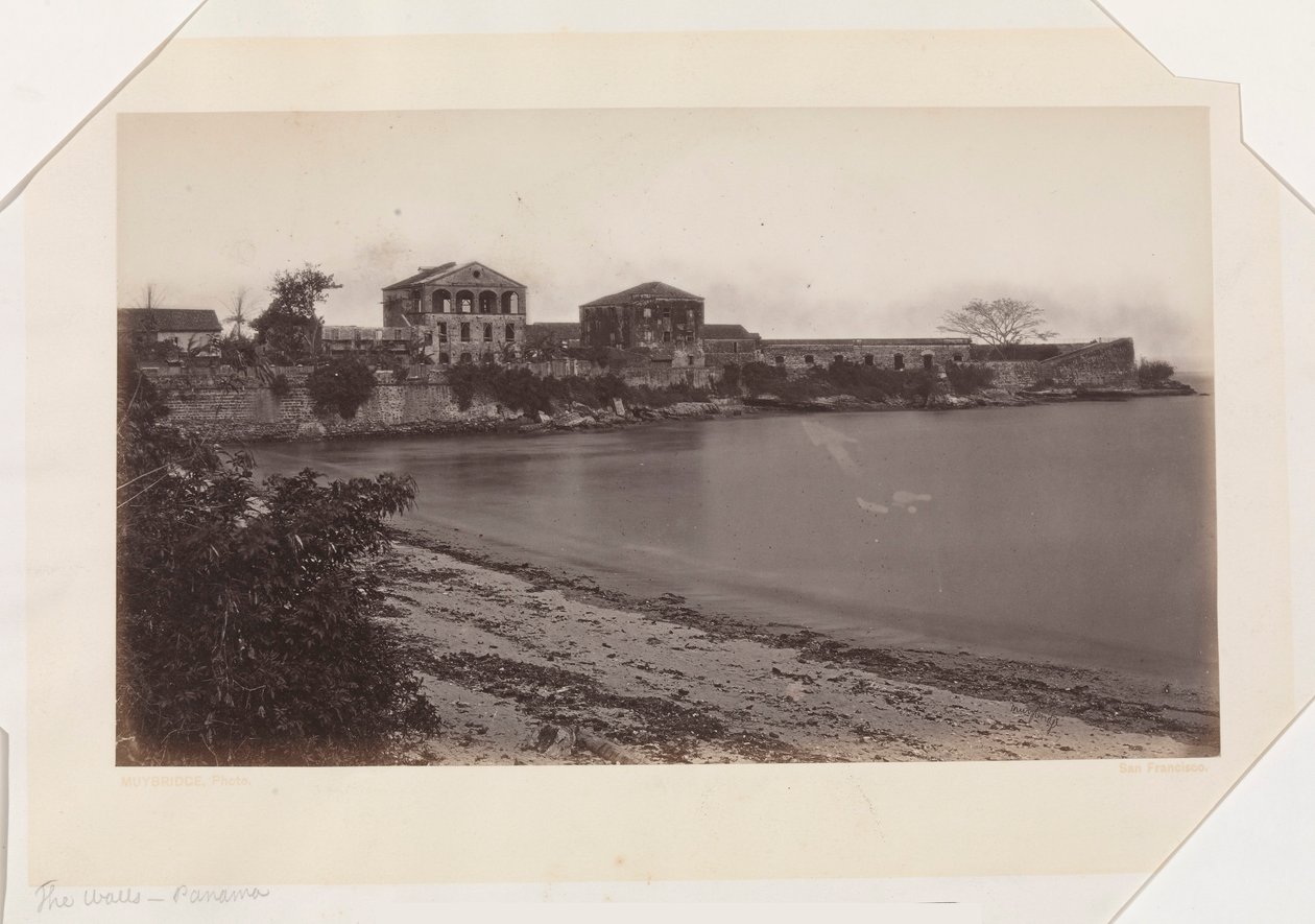 The Walls, Panama by Eadweard Muybridge