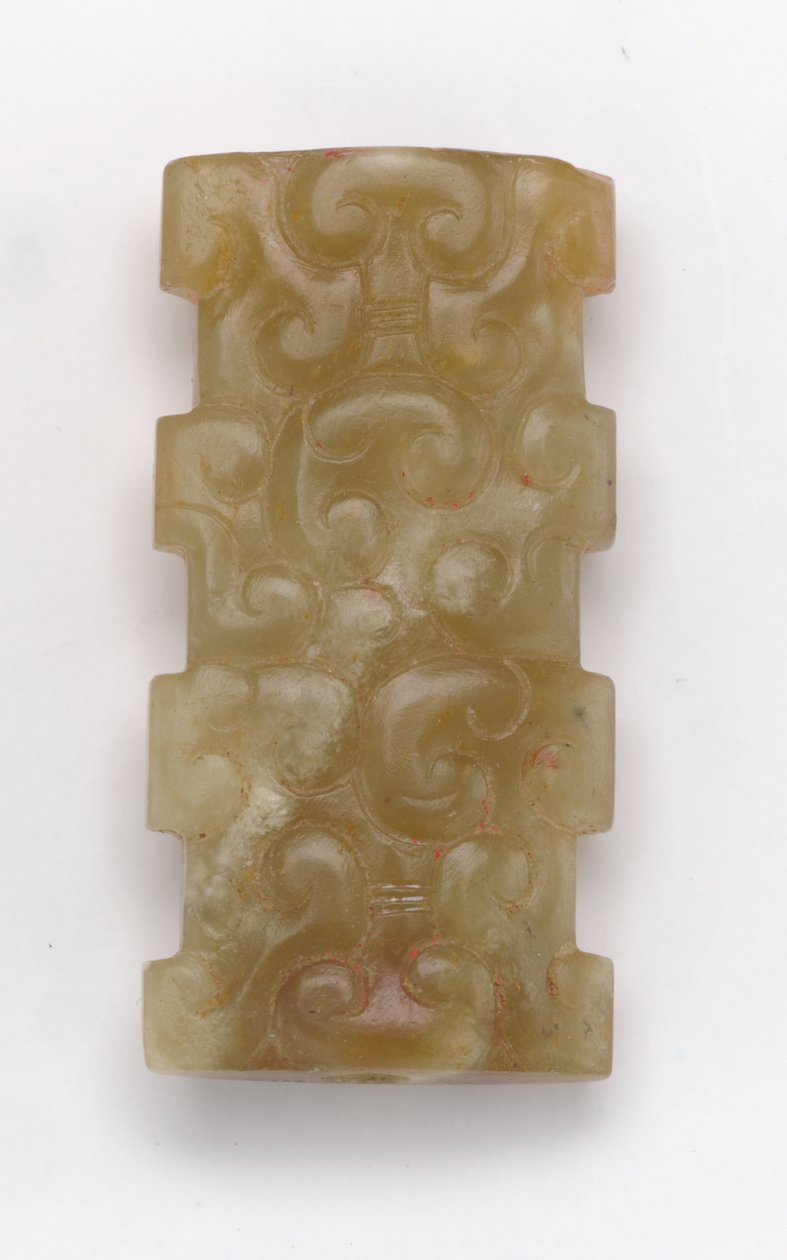 Rectangular pendant by Eastern Zhou Dynasty Chinese School