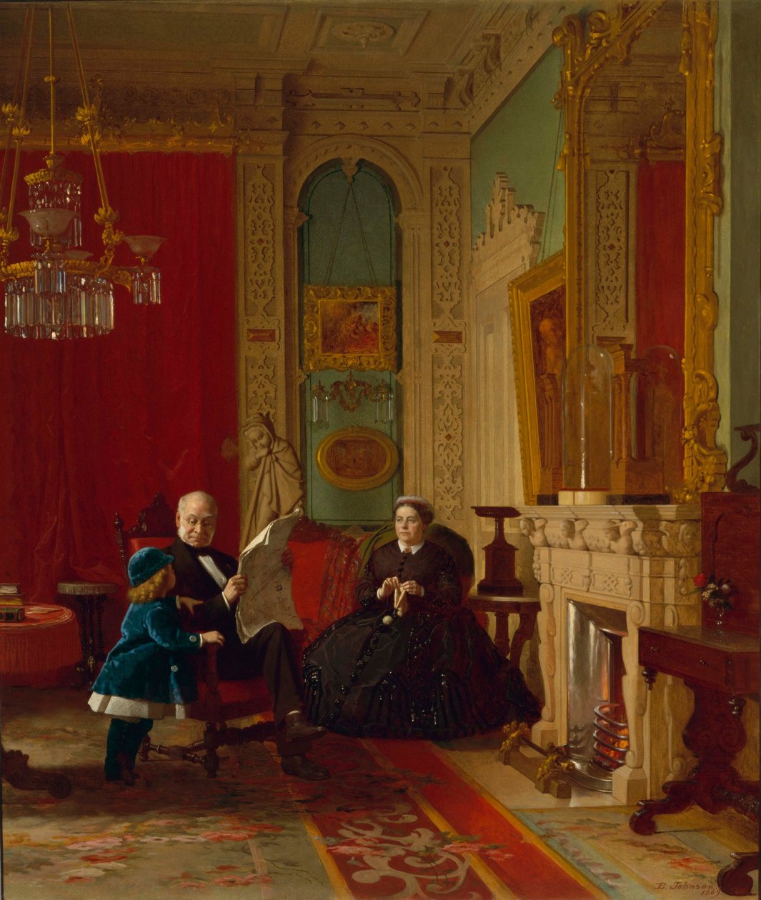 The Brown Family by Eastman Johnson