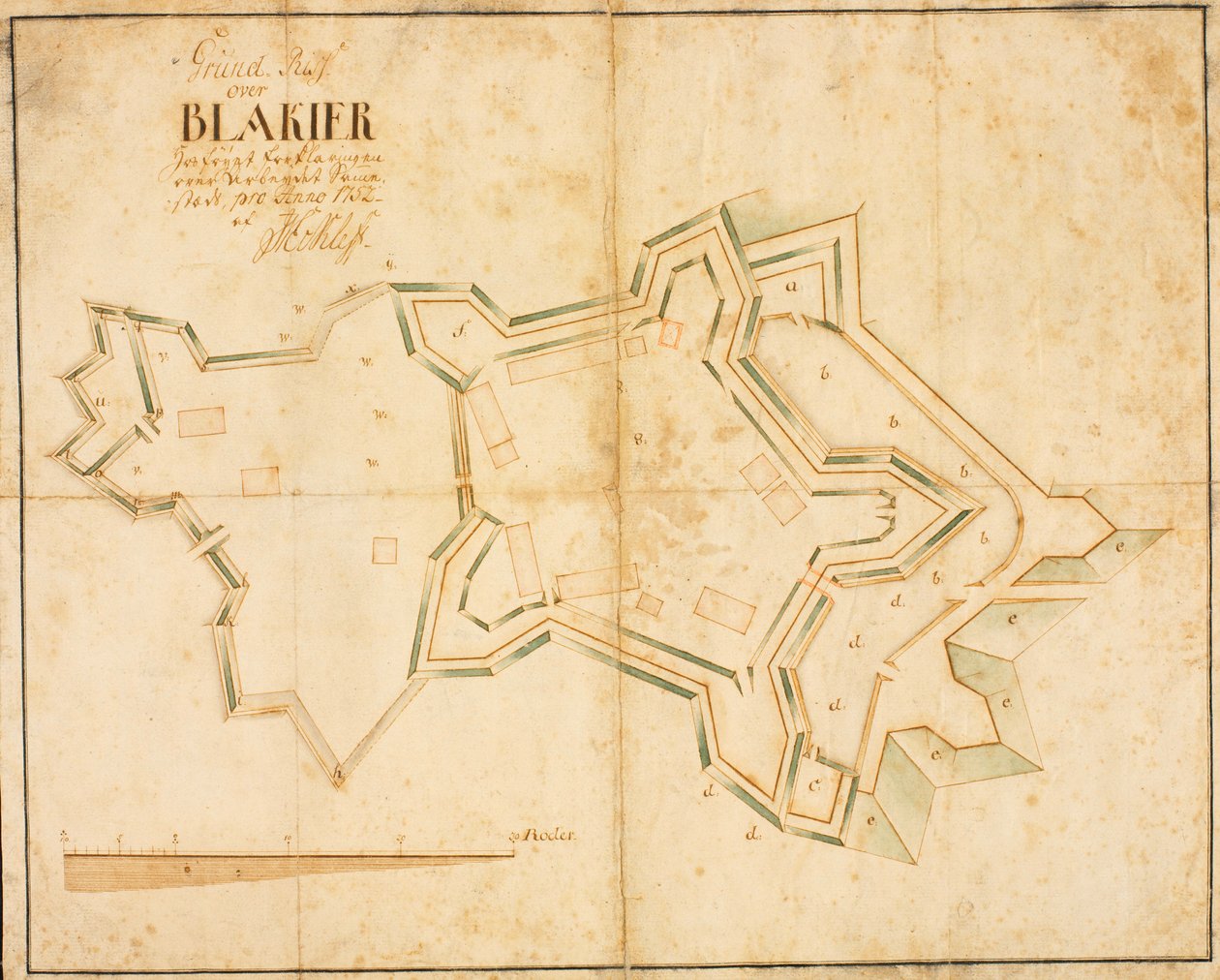 Ground Plan of Blakier by Eckleff
