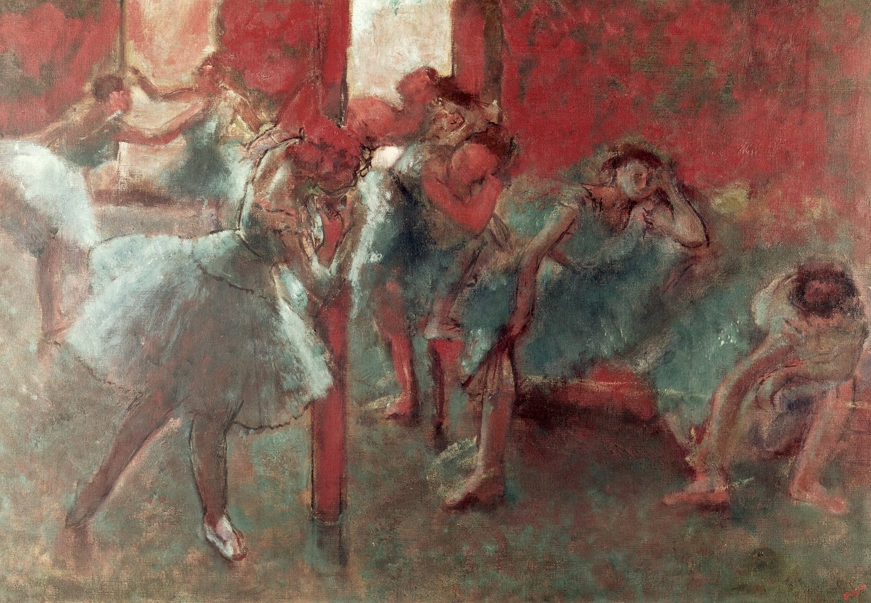 Dancers at Rehearsal by Edgar Degas