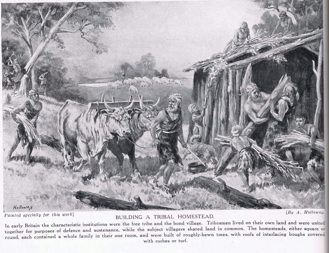 Building a Tribal Homestead, illustration from 