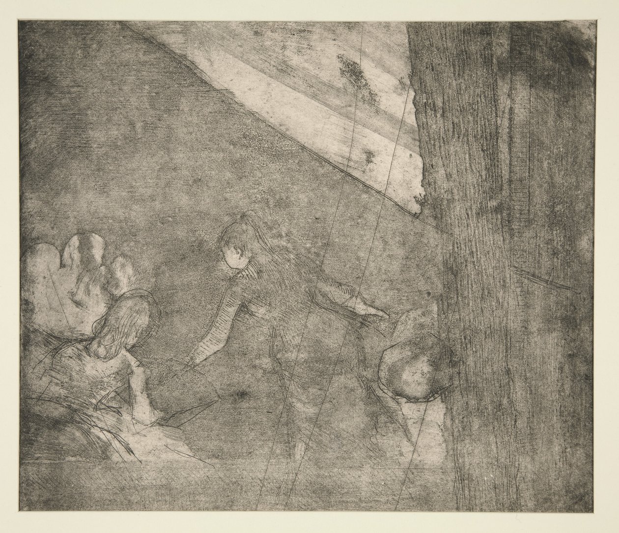 At the Ambassadeurs by Edgar Degas
