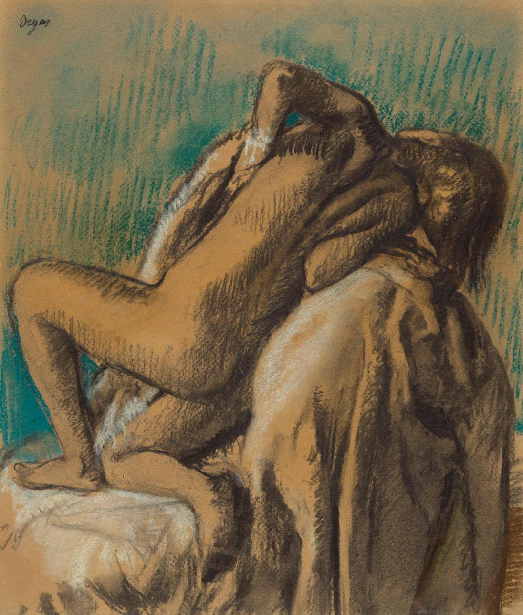 At Rest After the Bath by Edgar Degas