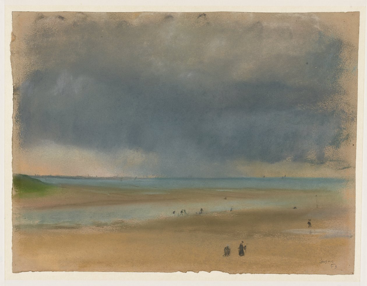 Beside the Sea by Edgar Degas