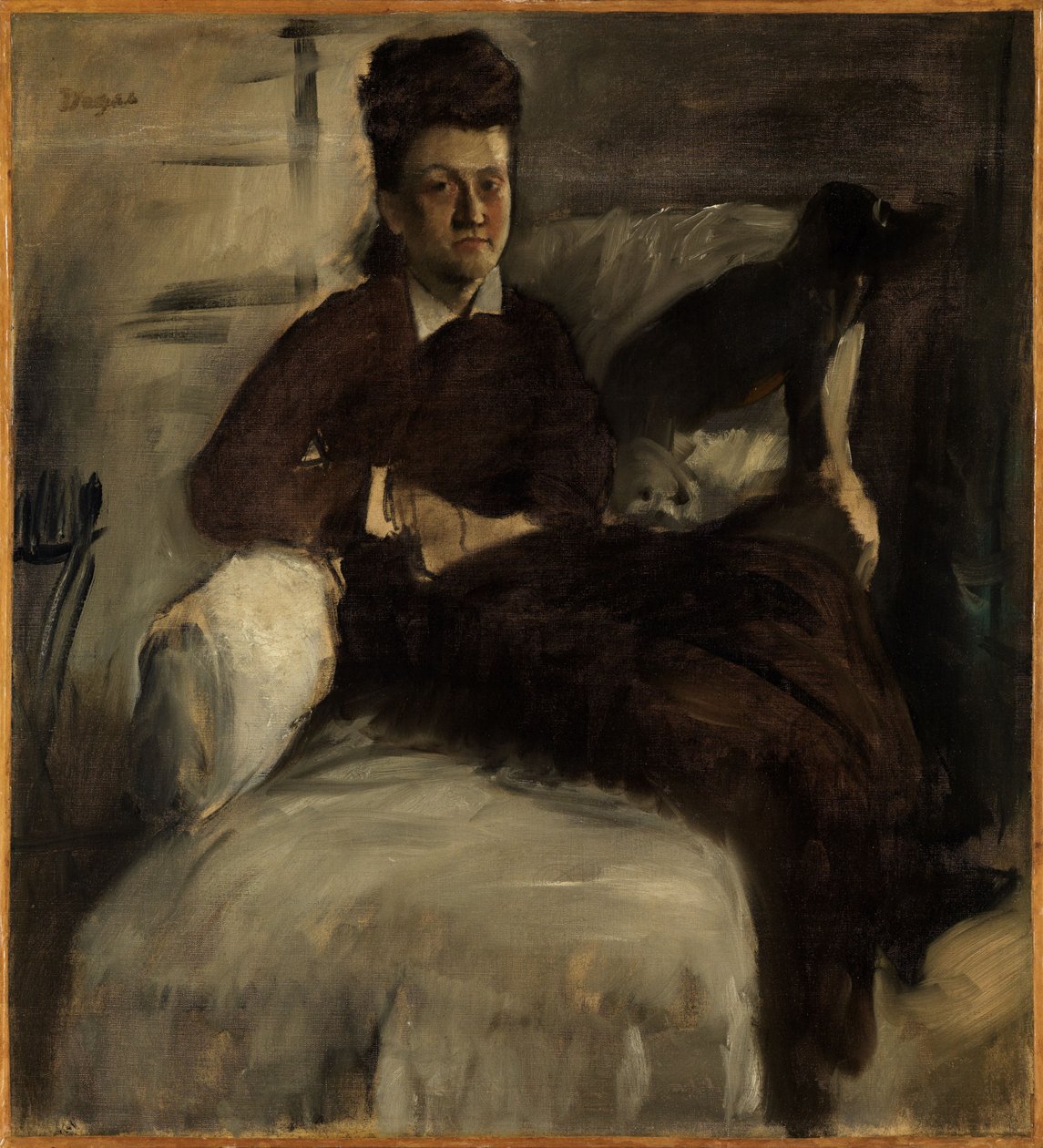 Portrait of Madame Jeantaud by Edgar Degas