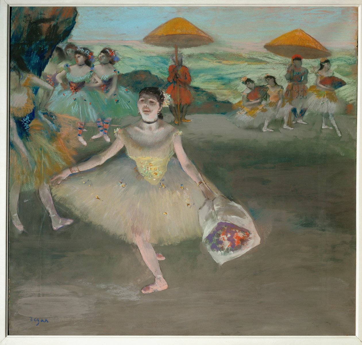 Dancer on Stage by Edgar Degas