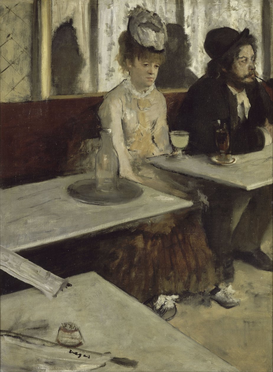 In a Café, also called Absinthe by Edgar Degas