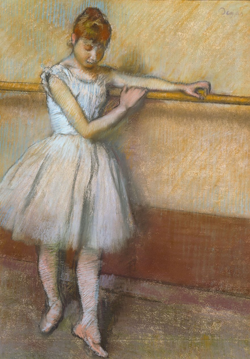 Dancer at the Barre by Edgar Degas