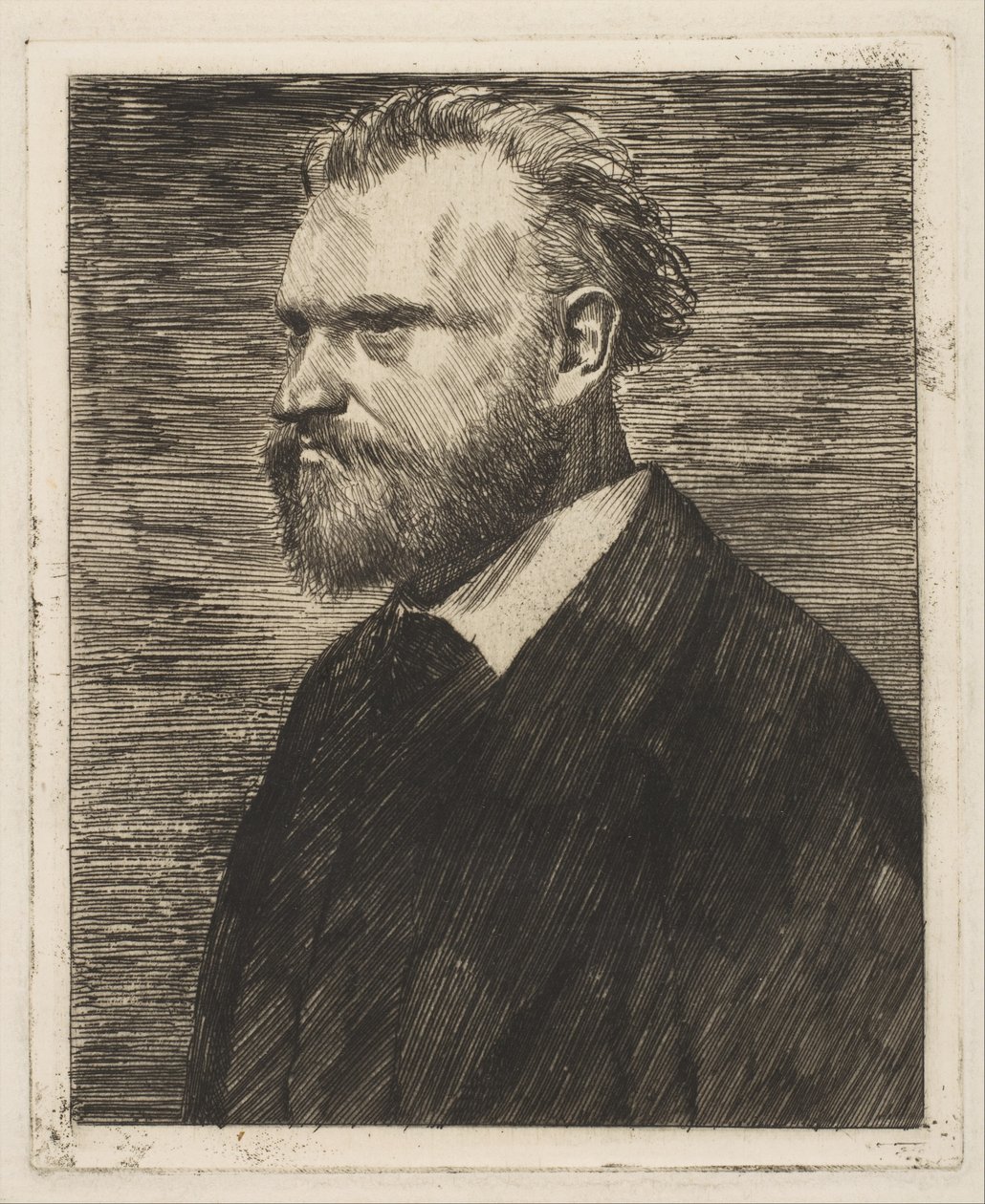 Édouard Manet, Bust-Length Portrait by Edgar Degas