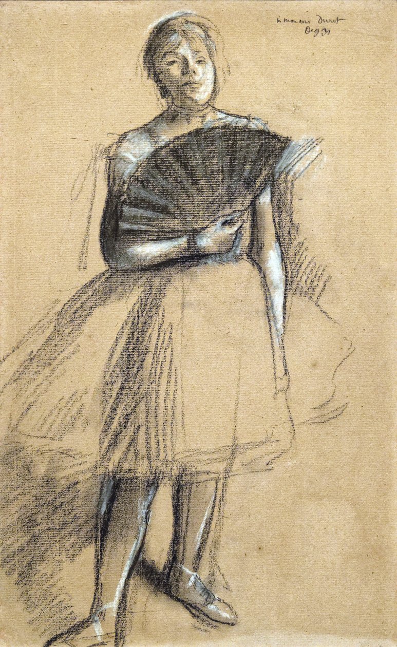 Fan Dancer by Edgar Degas