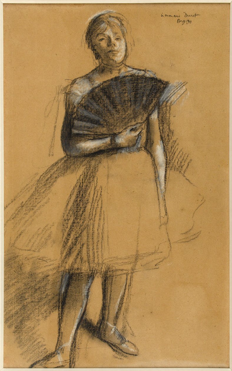 Woman with a Fan by Edgar Degas