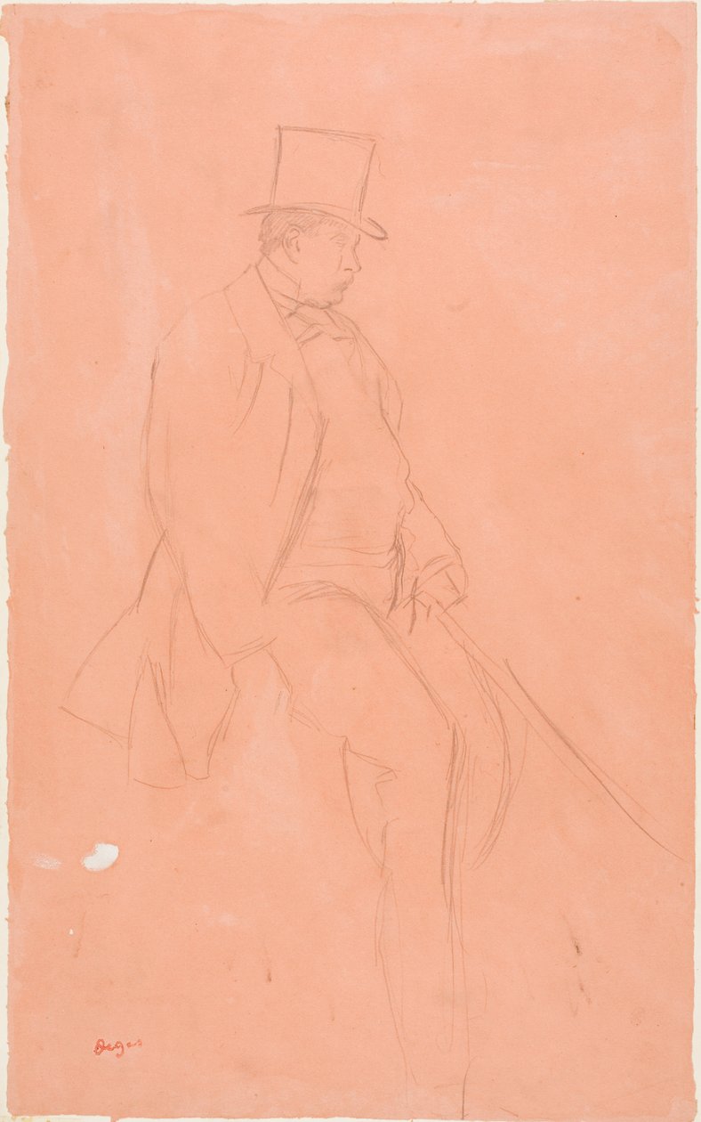 Gentleman Rider by Edgar Degas