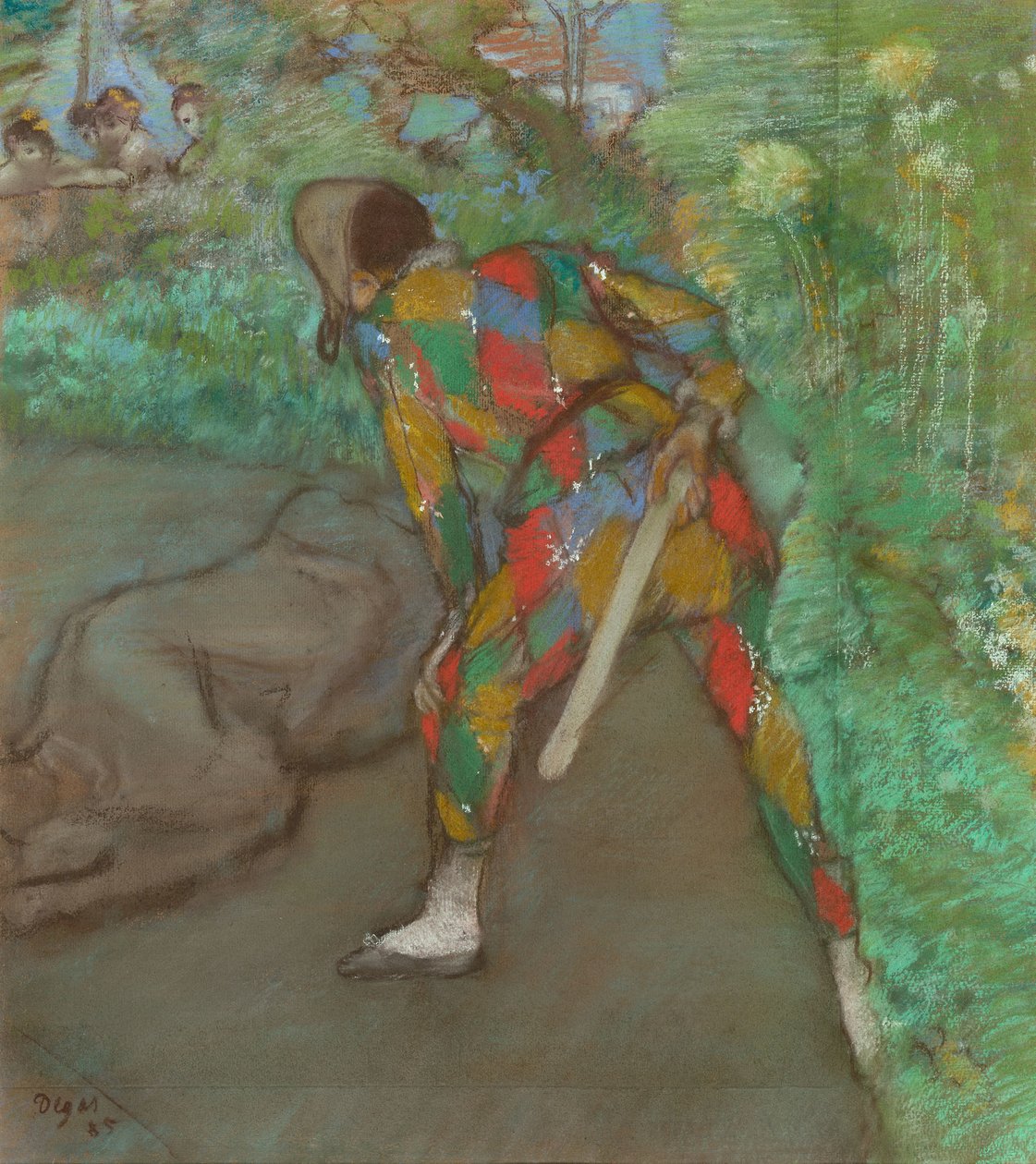 Harlequin by Edgar Degas