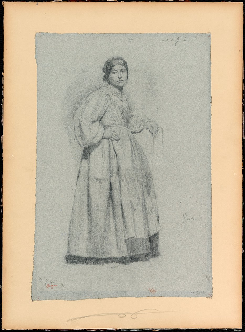 Italian (Gaeta) by Edgar Degas