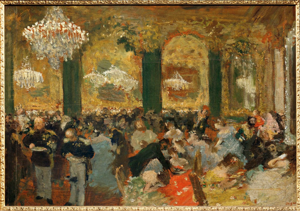 The Supper at the Ball by Edgar Degas