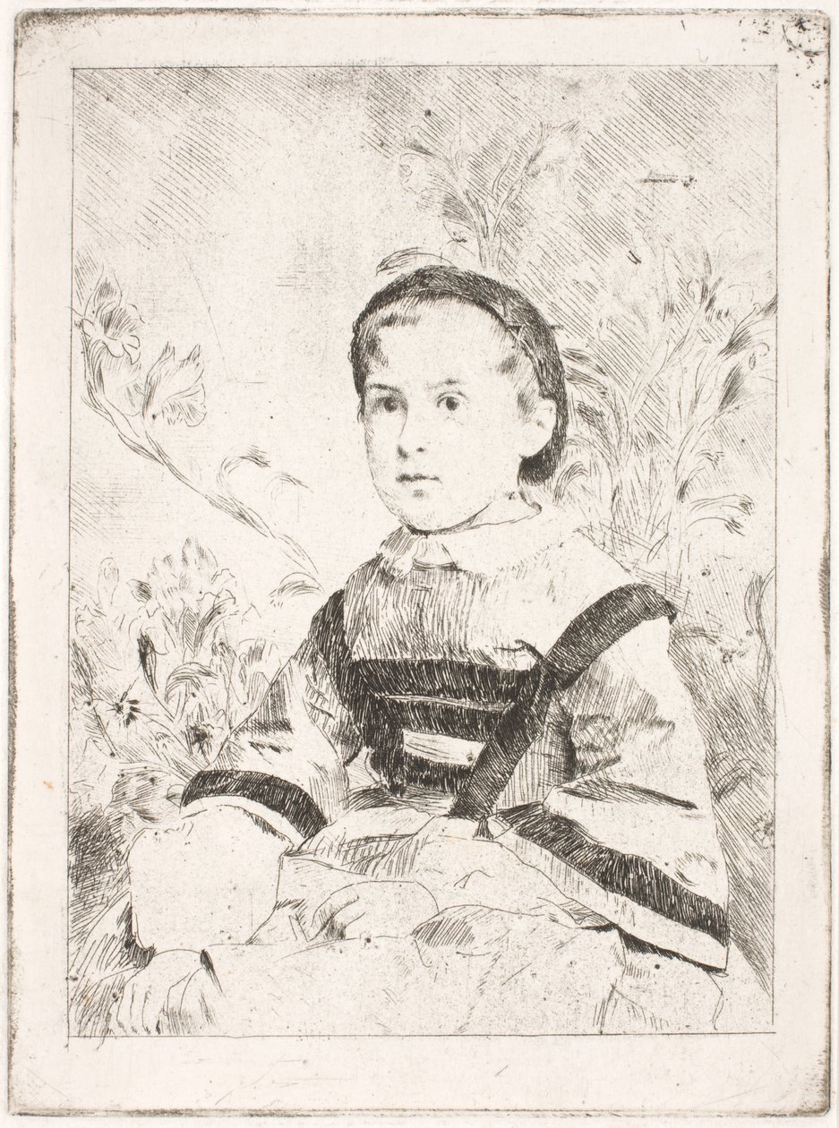 Mlle Nathalie Wolkonska by Edgar Degas