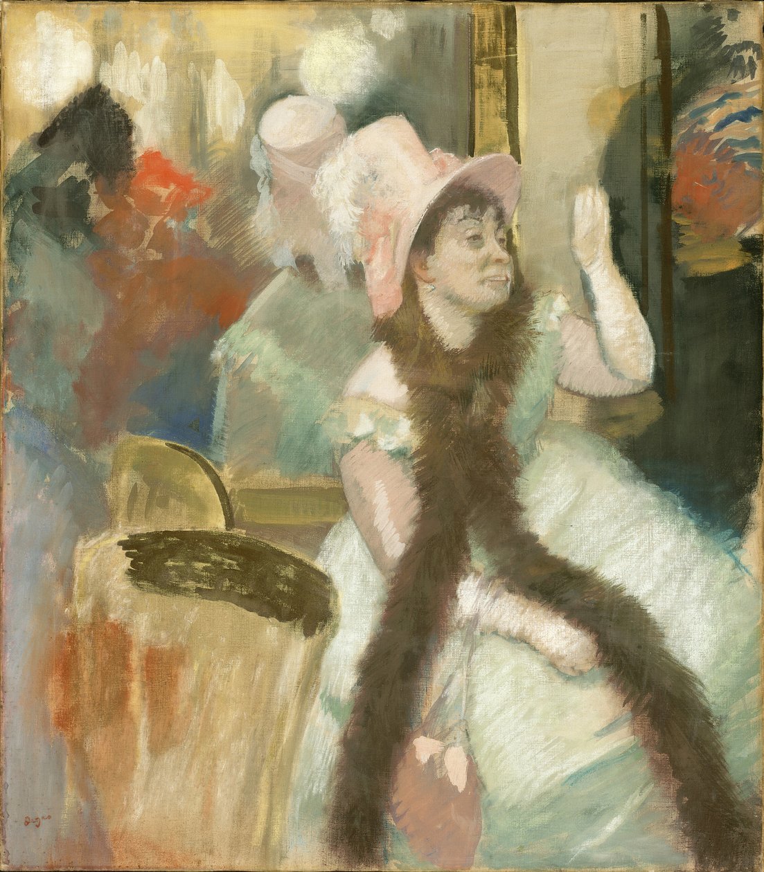 Portrait after a Costume Ball of Madame Dietz-Monnin by Edgar Degas