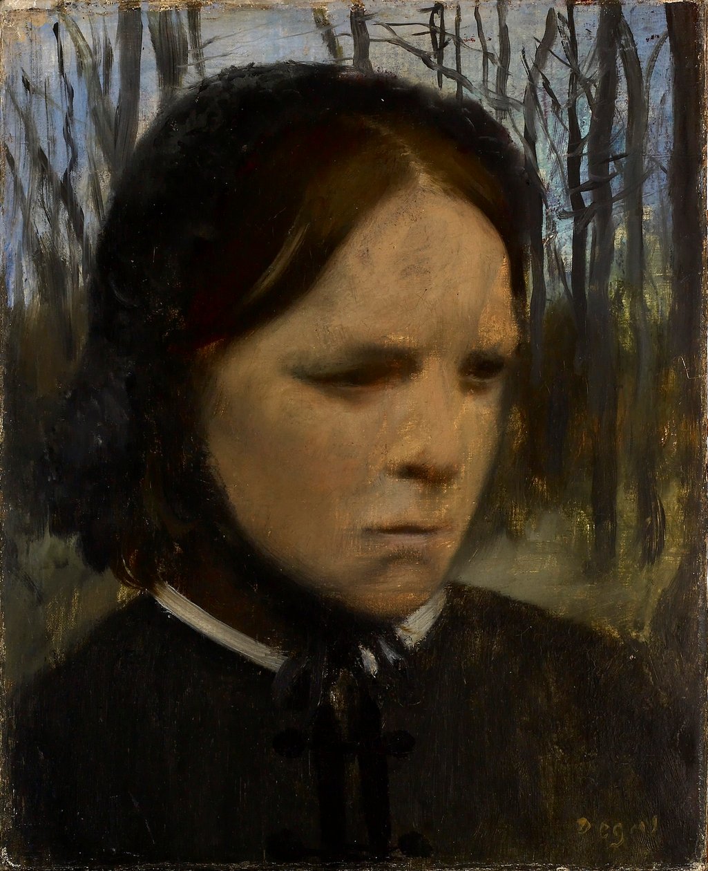 Portrait of Estelle Balfour by Edgar Degas
