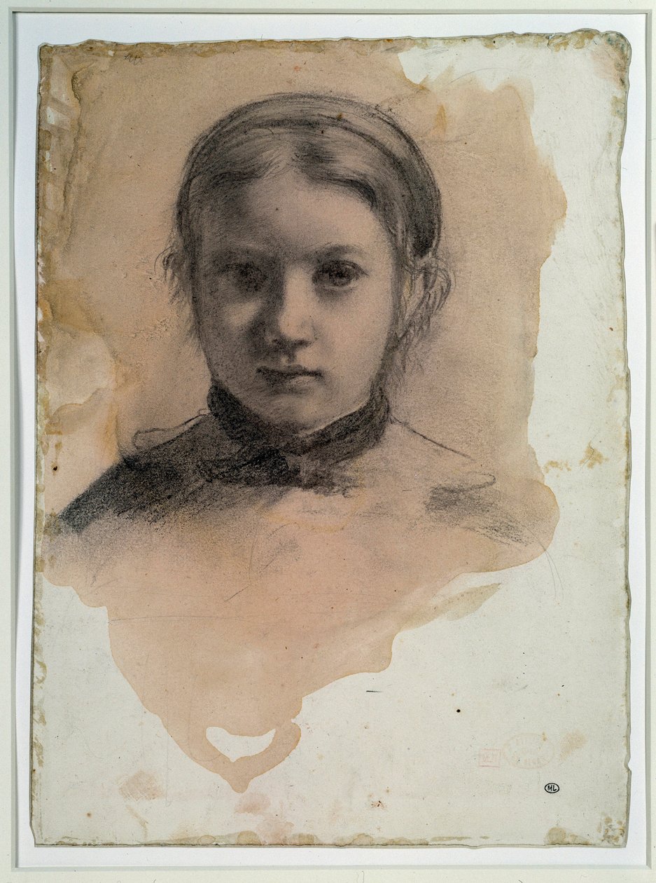 Portrait of Giovanna Bellelli (Study for the Bellelli Family) by Edgar Degas