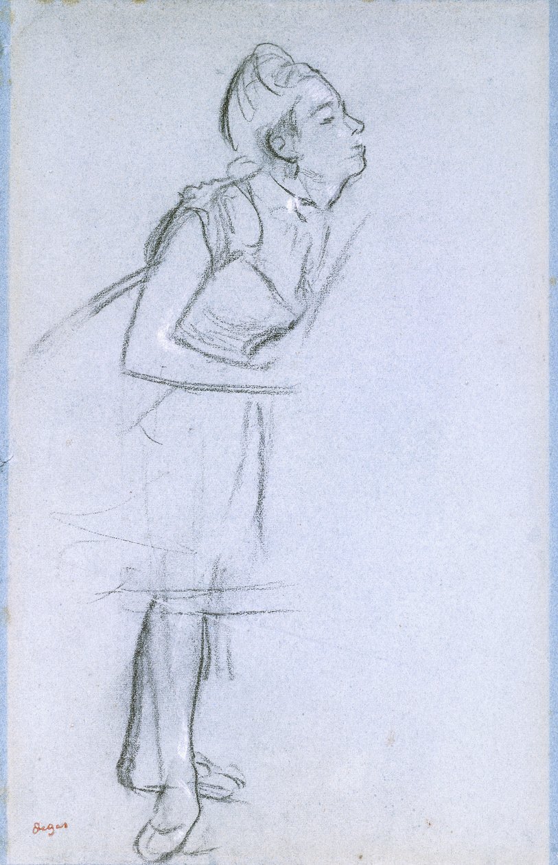Profile of a Dancer by Edgar Degas