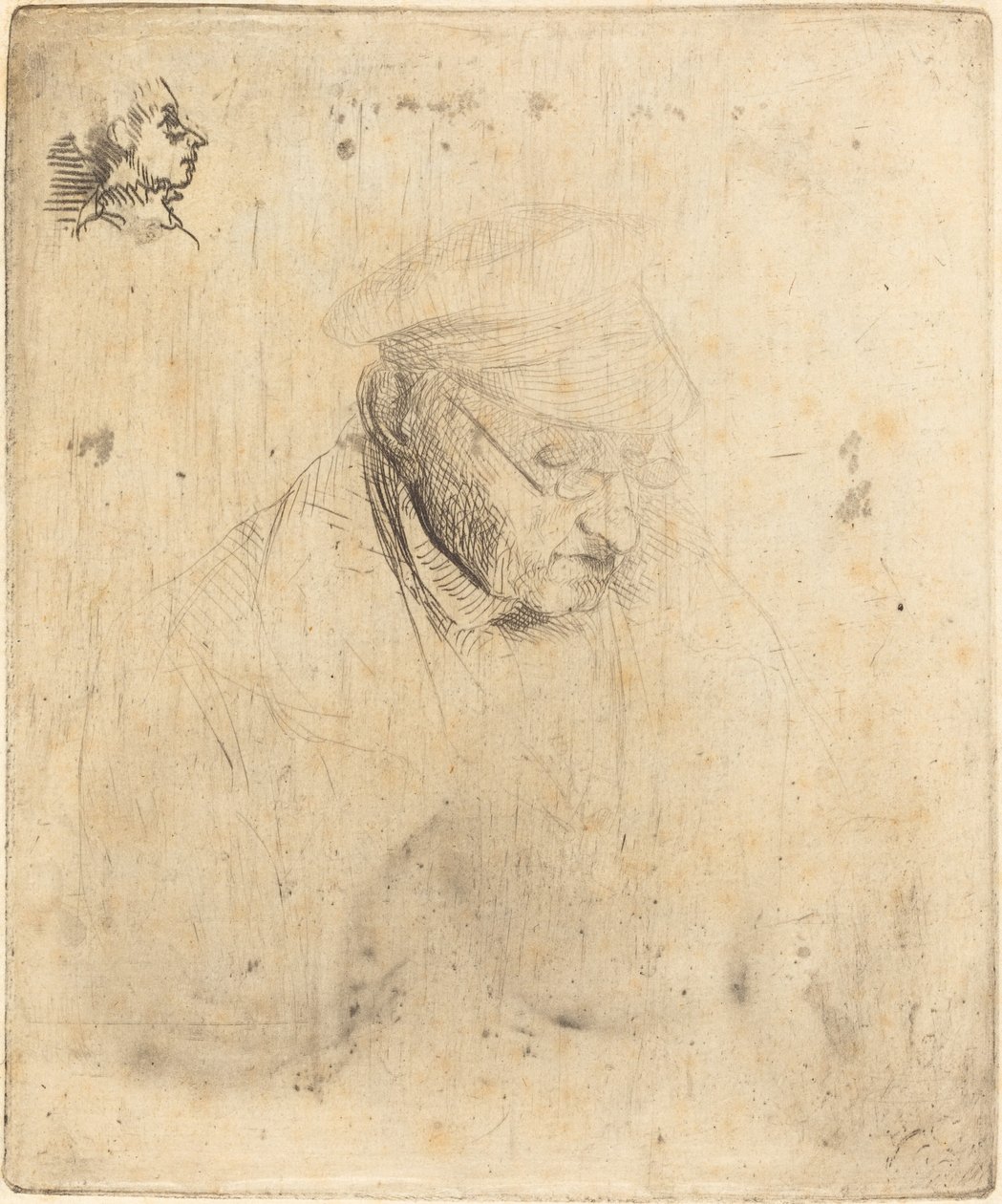 René-Hilaire de Gas, Grandfather of the Artist by Edgar Degas
