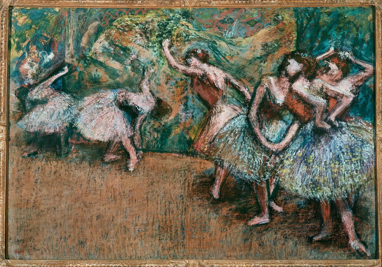 Scene from a Ballet by Edgar Degas