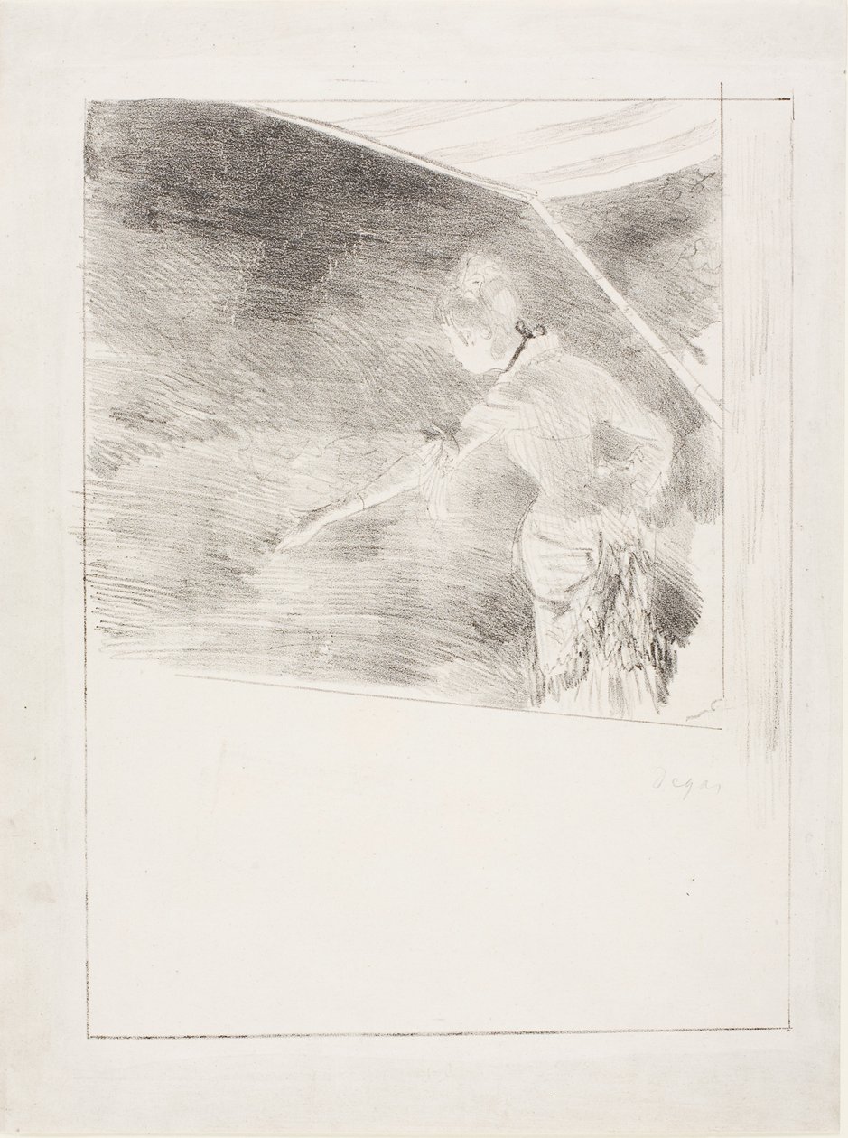 Singer at a Café-Concert by Edgar Degas