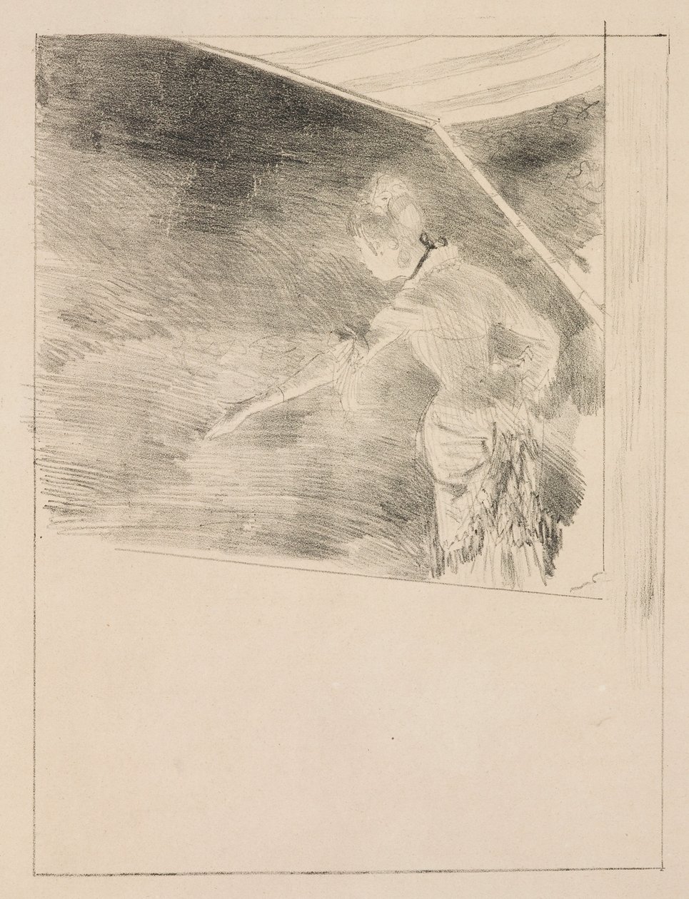 Singer at the Café-Concert by Edgar Degas
