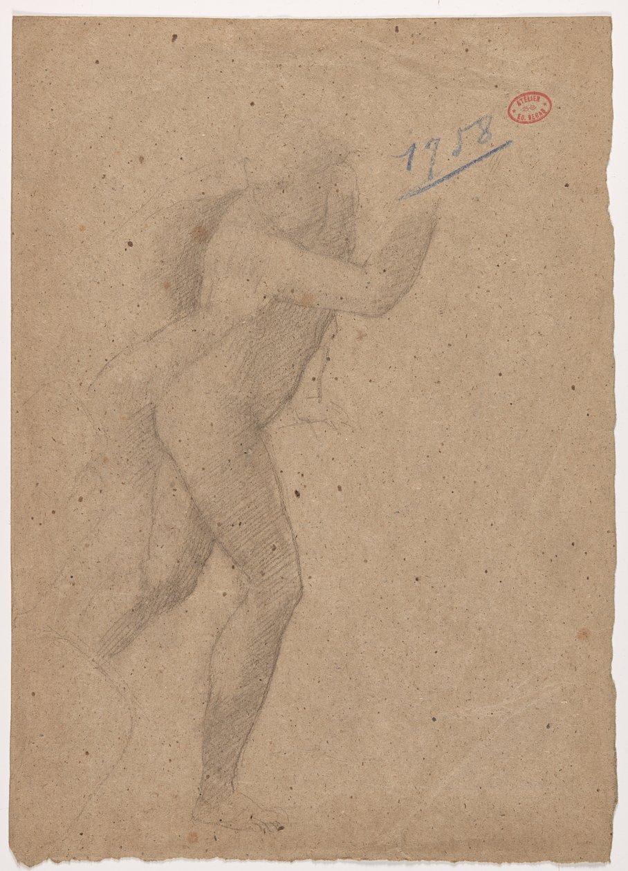 Study after an engraving by Marcantonio Raimondi after Raphael, 