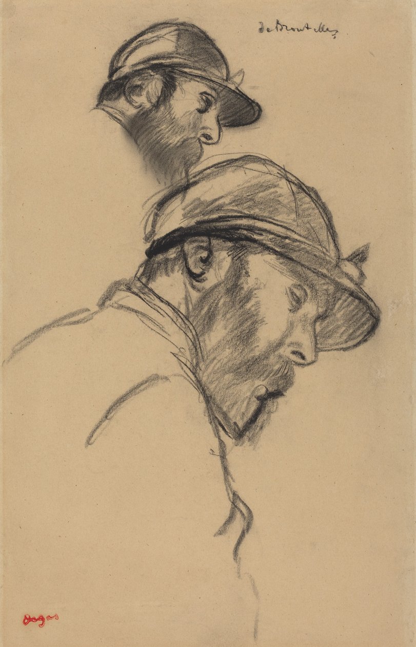 Study of a Jockey by Edgar Degas