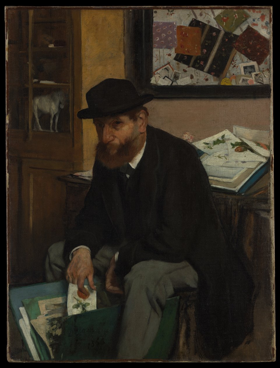 The Collector of Prints by Edgar Degas