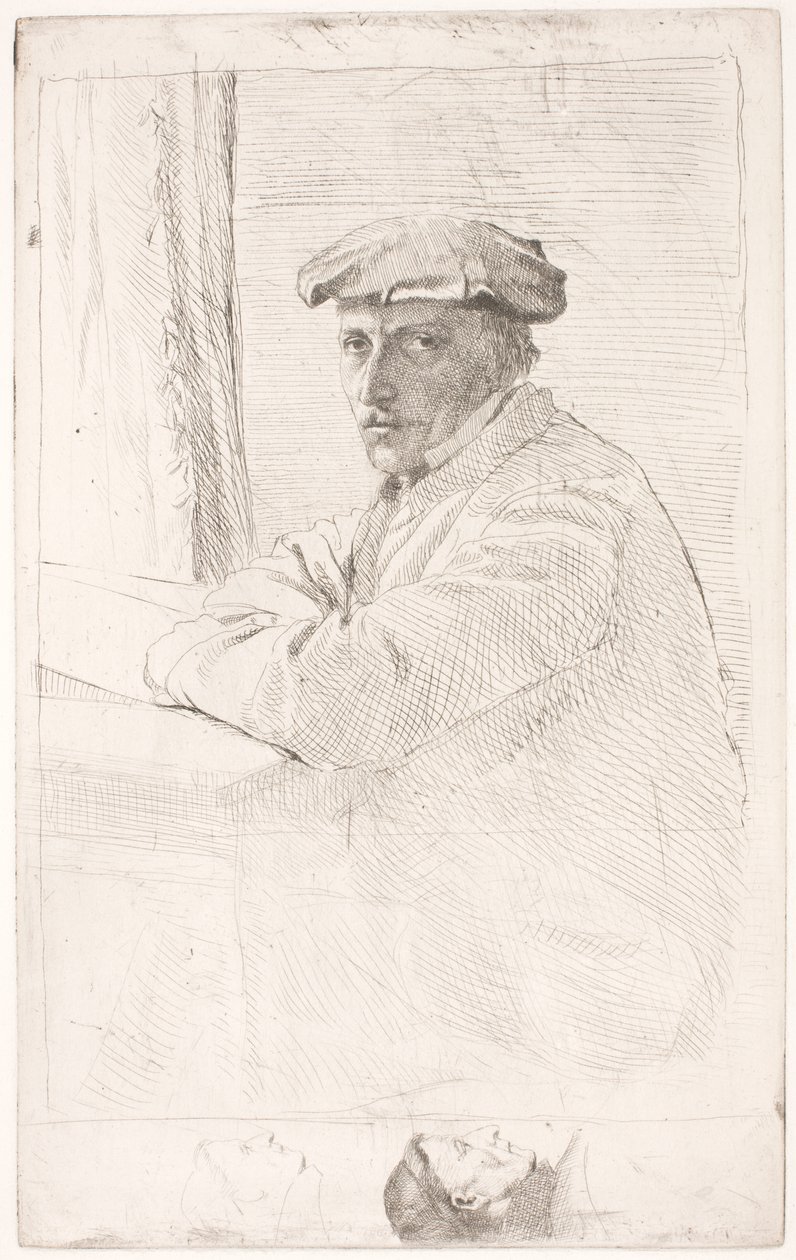 The Engraver Joseph Tourny by Edgar Degas