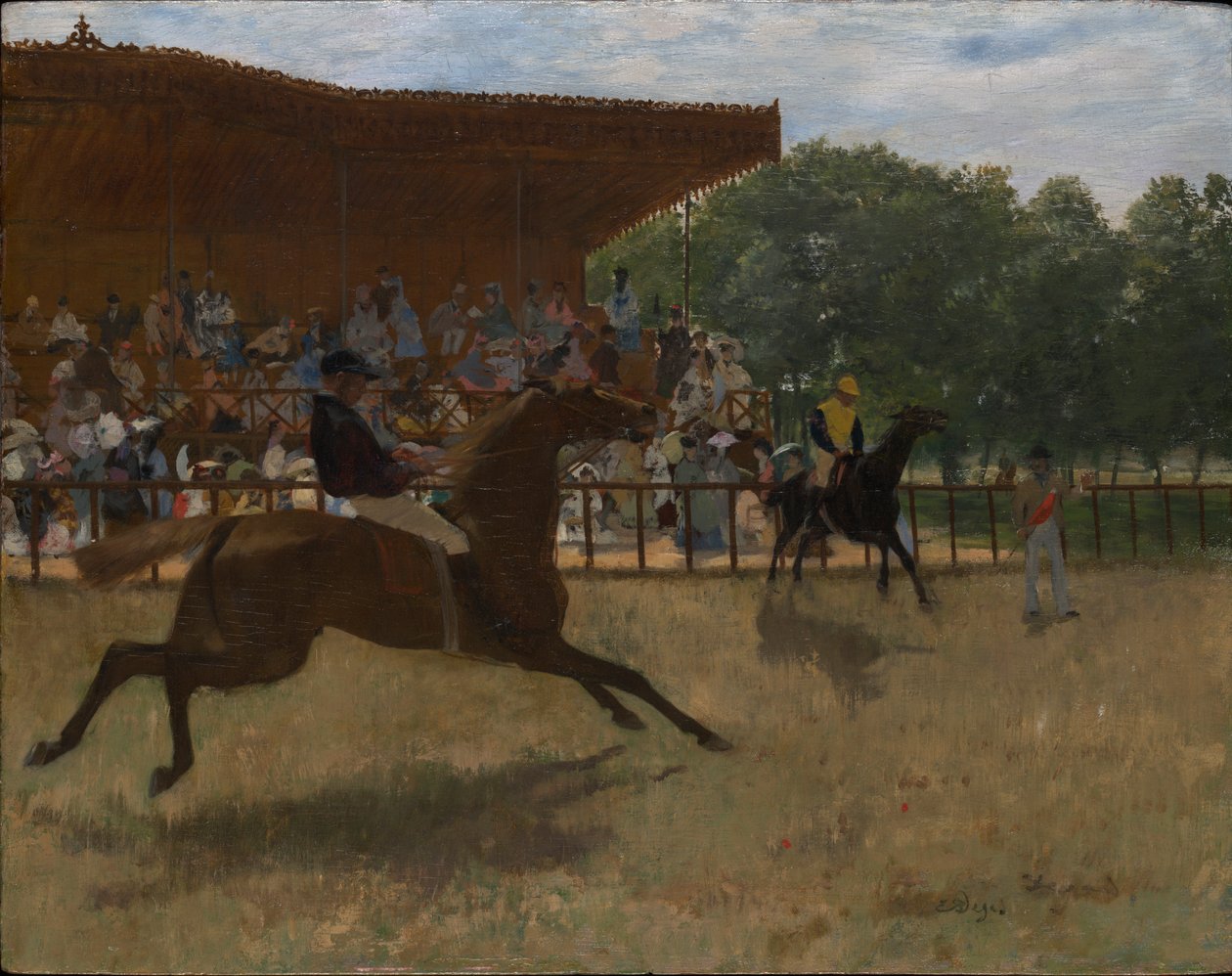 The False Start by Edgar Degas