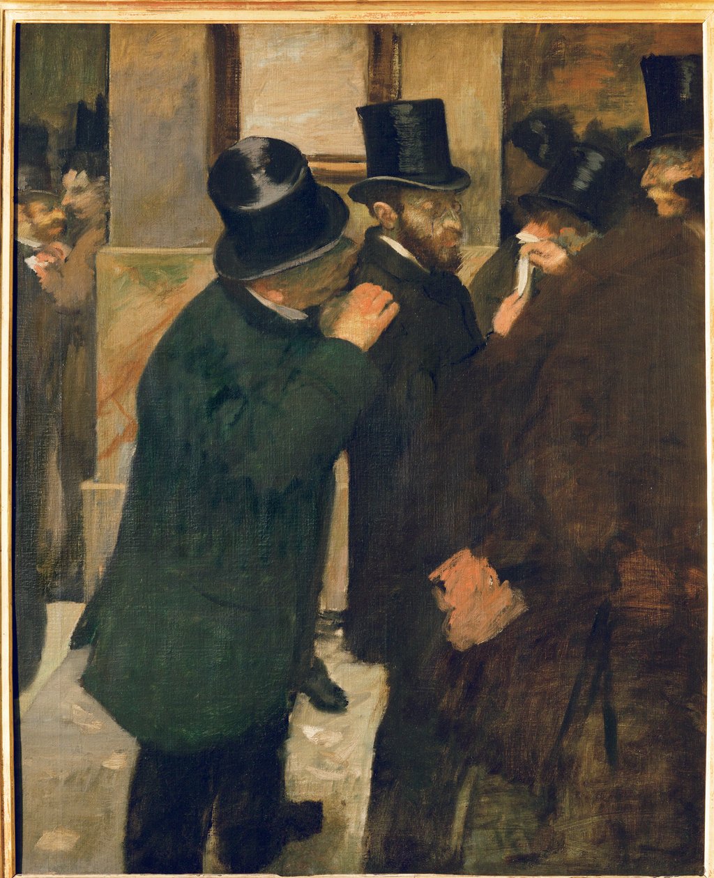 The Paris Stock Exchange by Edgar Degas
