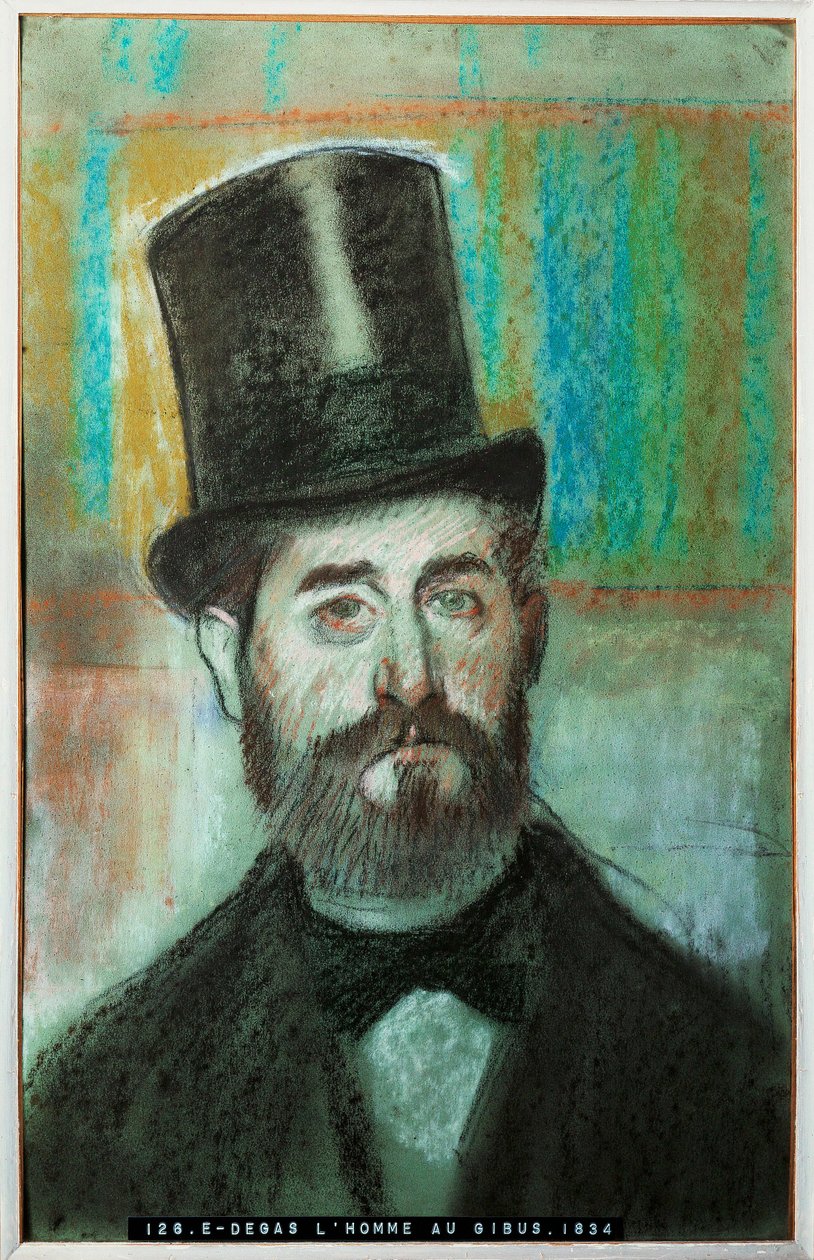 The Man with the Top-Hat by Edgar Degas