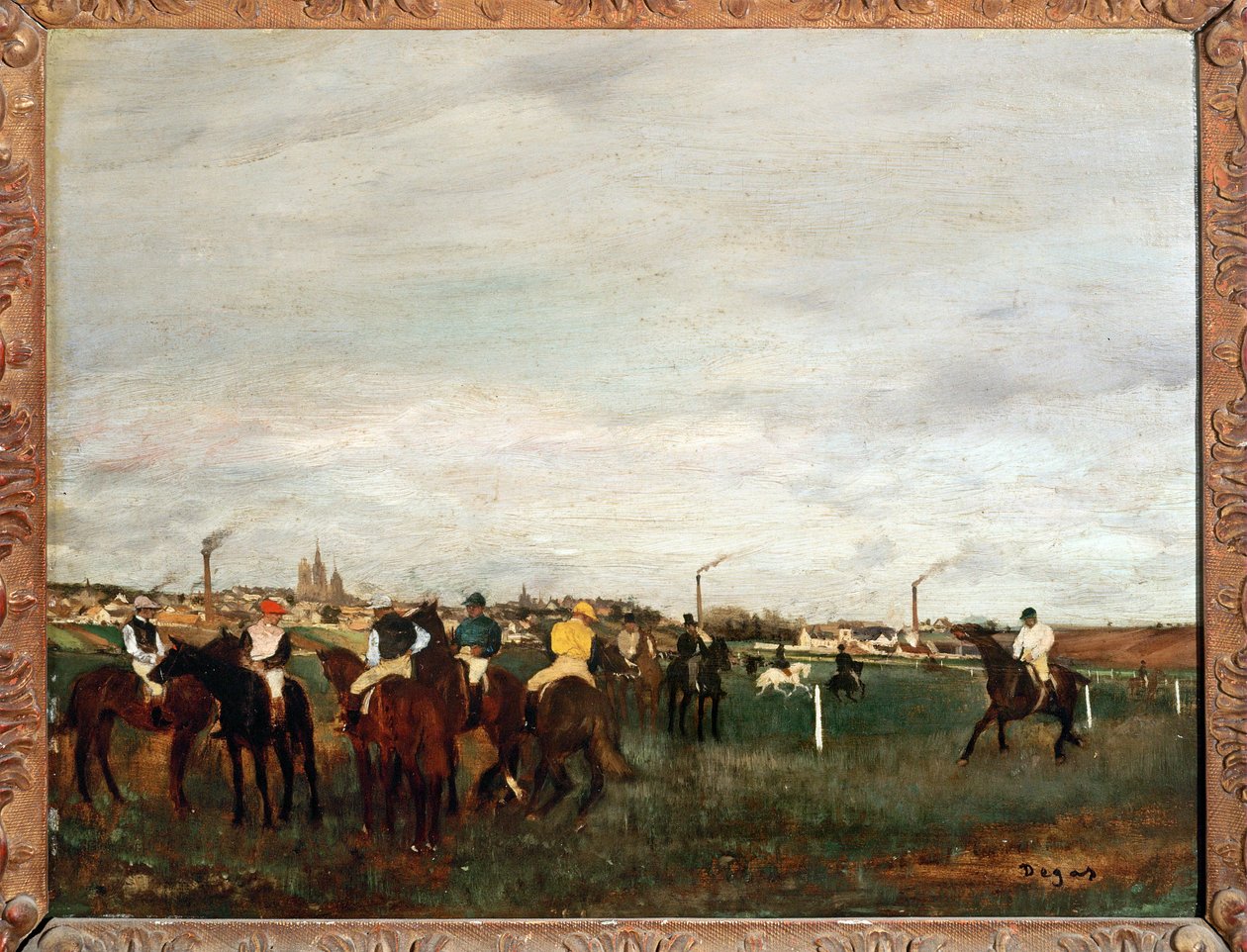 The races by Edgar Degas