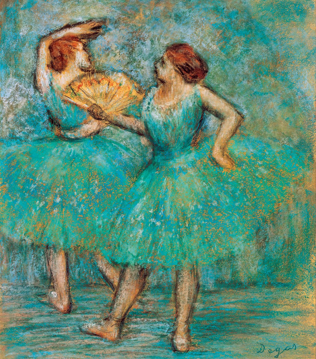 Two Dancers by Edgar Degas