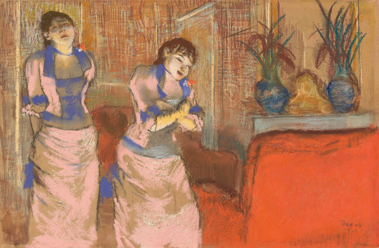 Two Women, c.1878-80 by Edgar Degas