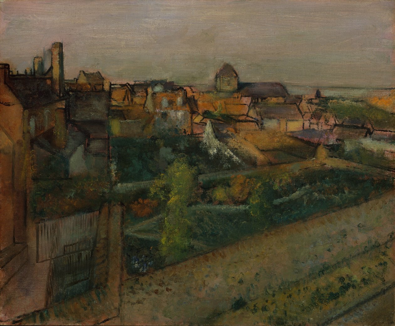 View of Saint-Valéry-sur-Somme by Edgar Degas