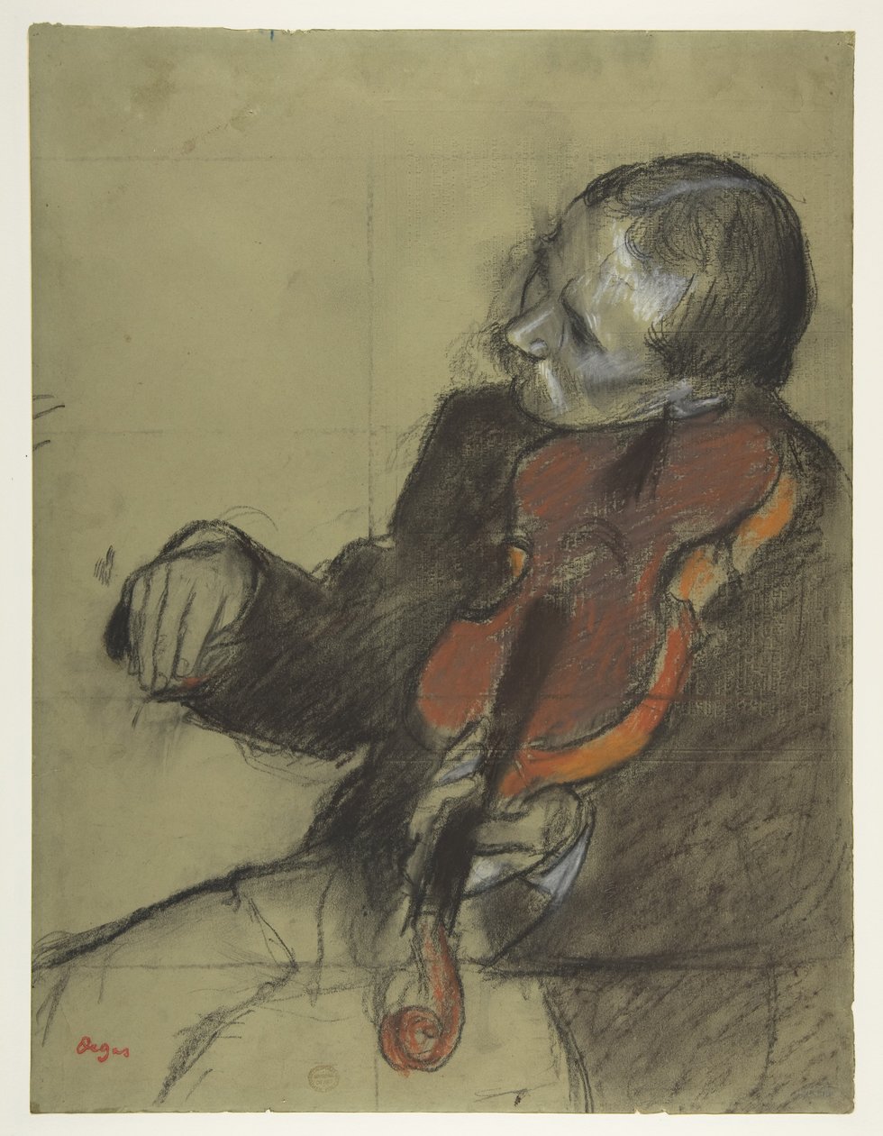 Violinist, Study for 