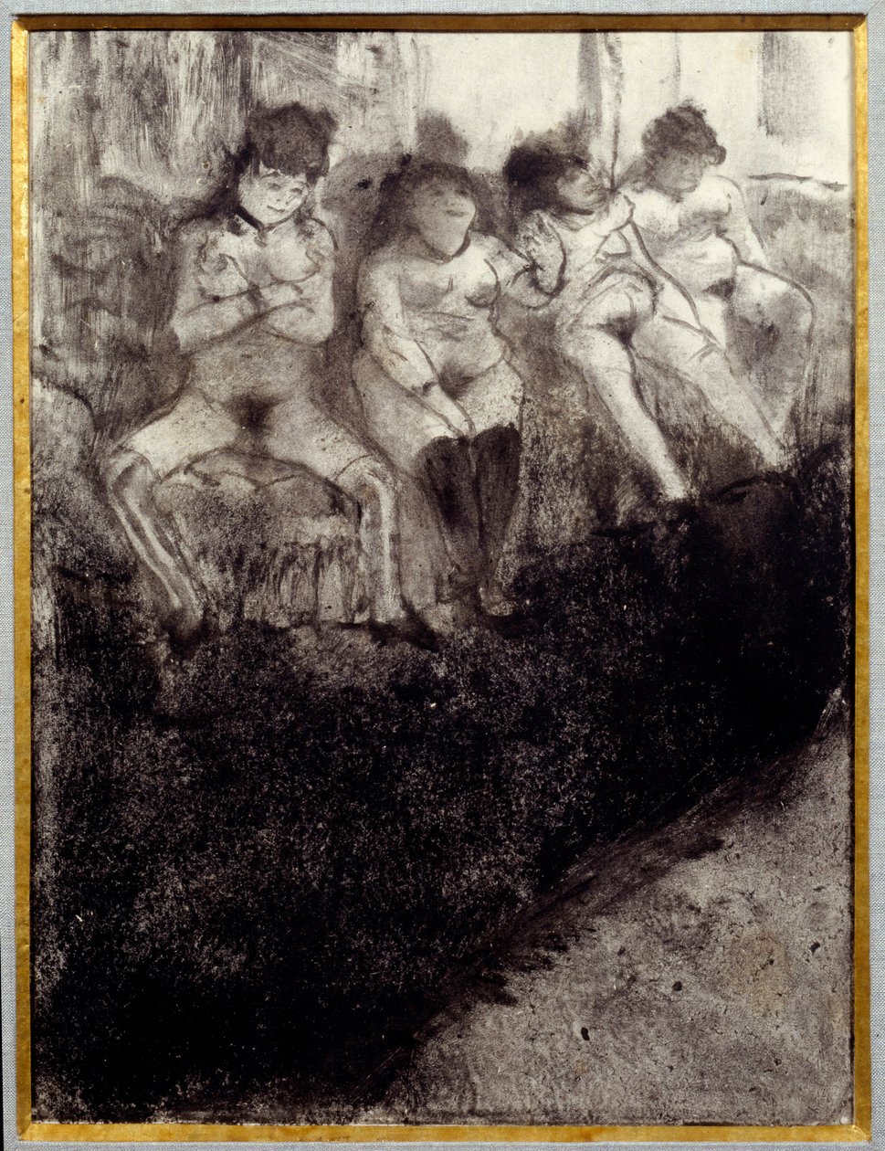 Waiting (Second Version) by Edgar Degas