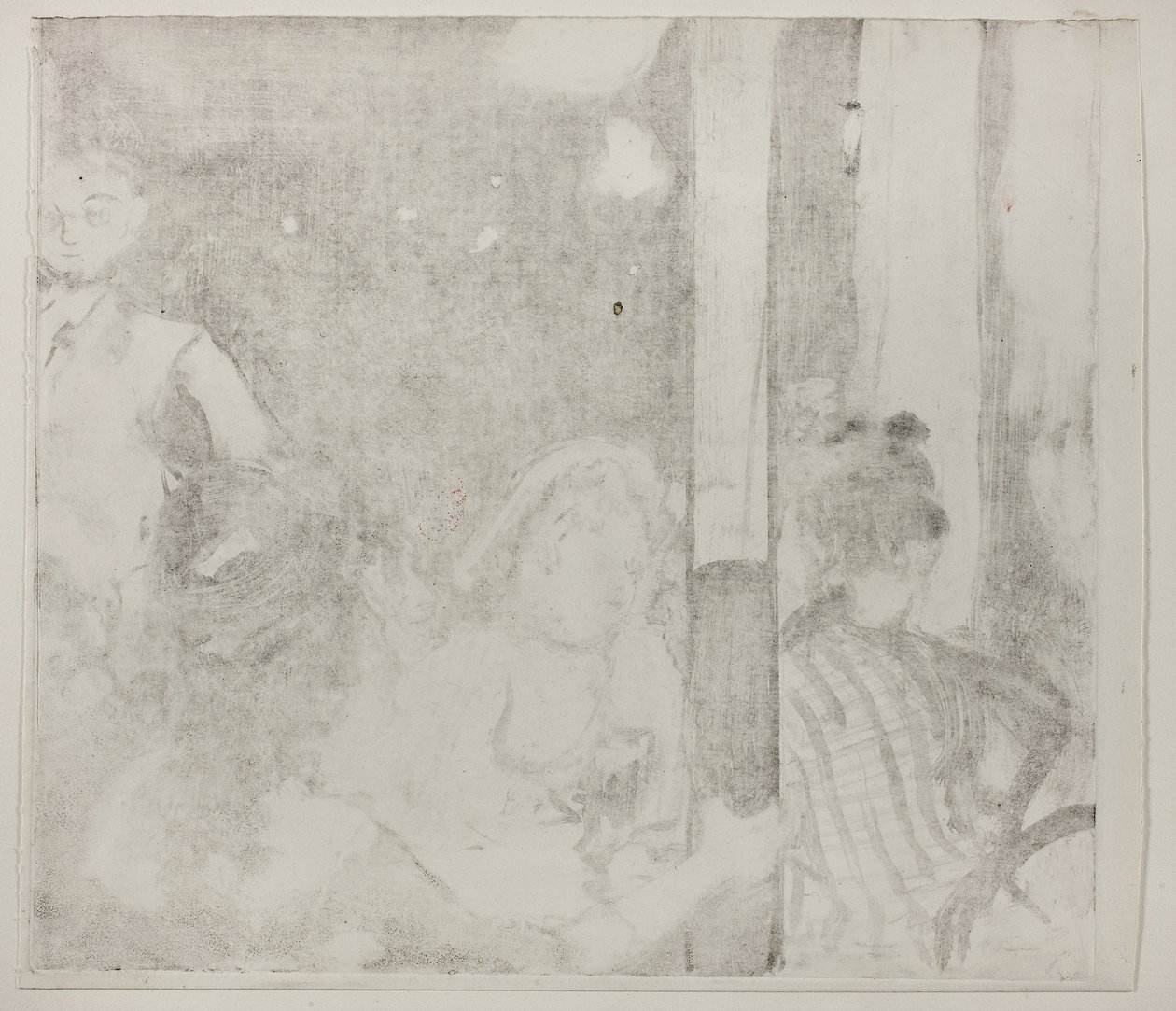 Women in Front of a Cafe, Evening by Edgar Degas